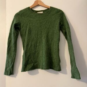 Vintage Y2k Old Navy 100% Cashmere Green Sweater